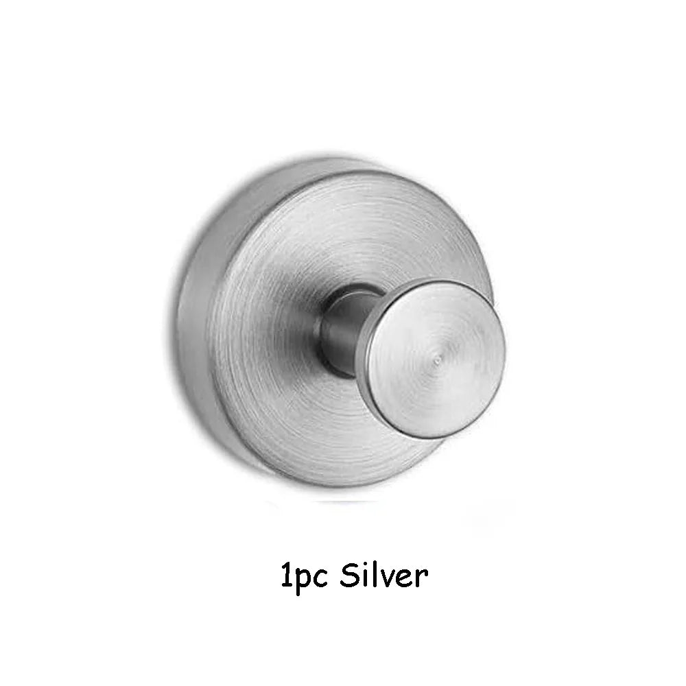 Traceless Suction Cup Hooks | No-Drill Stainless Steel Door Hook