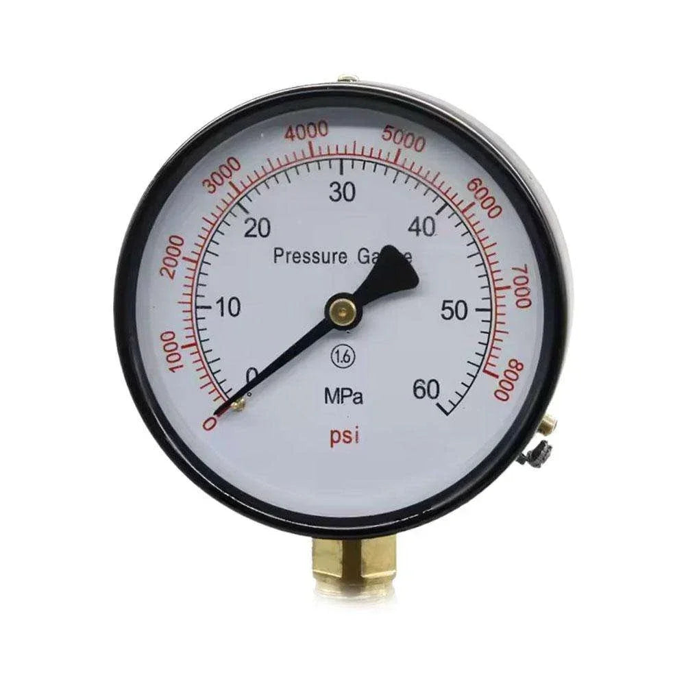 0-60Mpa Pressure Gauge for S60h Diesel Injector Nozzle Tester, 0-8000Psi Pressure Meter Testing Tool Peaceful Pleasures Health and Wellness 60Mpa