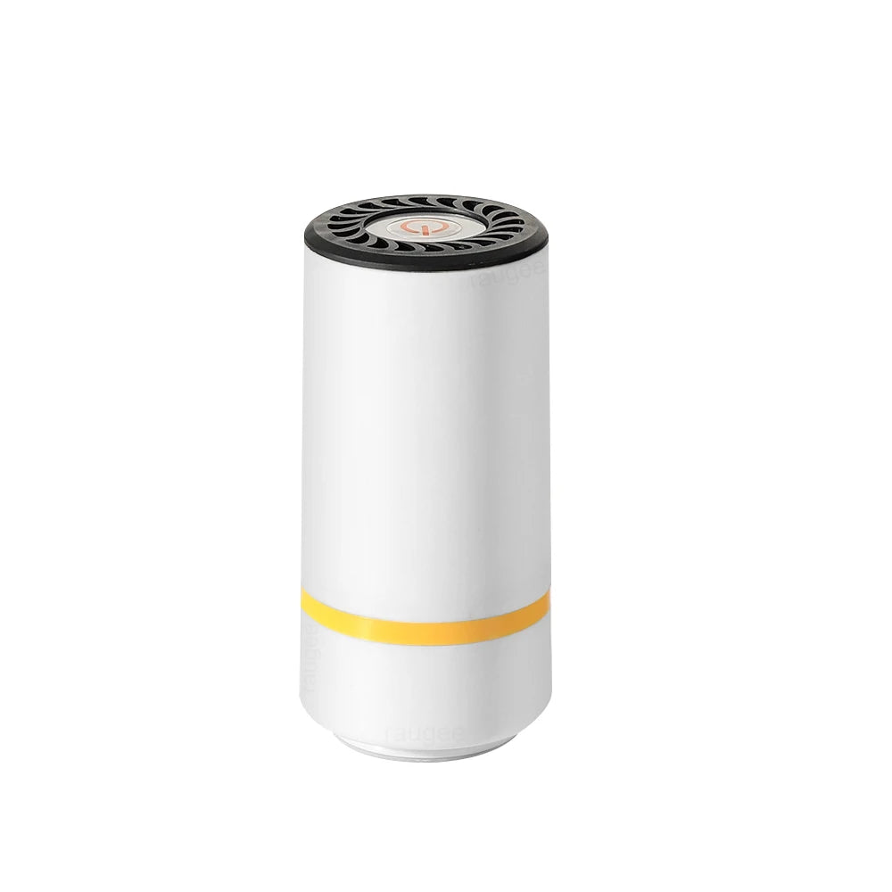 Mini Electric Air Pump USB Rechargeable Automatic Vacuum Compression Machine for Food Fresh-Keeping Storage Bags Vacuum Pump Peaceful Pleasures Health and Wellness White
