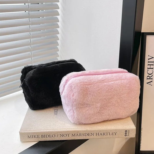 Plush Cosmetic Bag Pencil Girl Candy Hand Banquet Party Lady Makeup Peaceful Pleasures Health and Wellness
