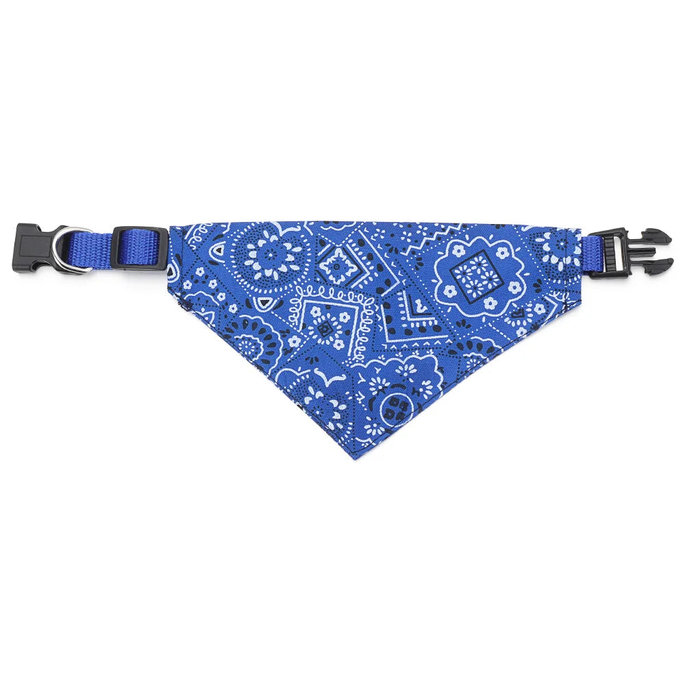 Adjustable Pet Bandana Scarf Collar for Dogs & Cats | S/M/L