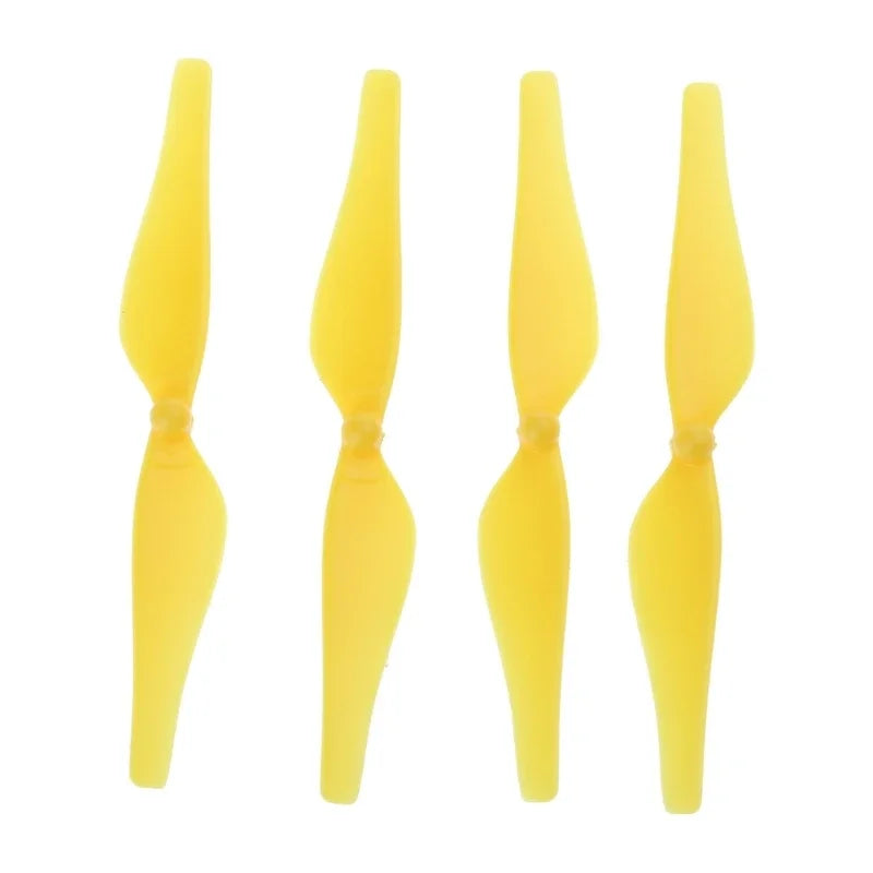 4Pcs/set Noise-reduction Propellers Kit for Tello Drones Spare Accessory Lightweight Props Blade Replacement Propeller Peaceful Pleasures Health and Wellness Yellow