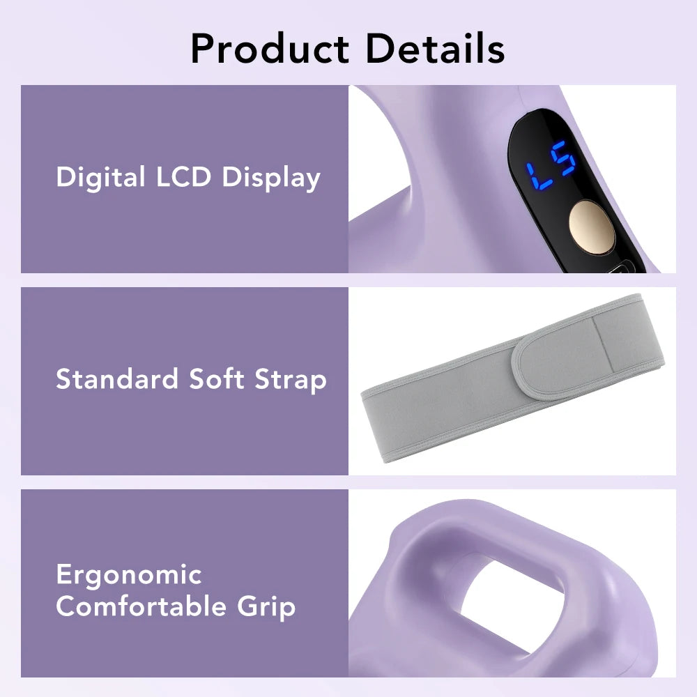 Electric Full-Body Fascia Ring Portable Vibration Fascia Massager Fat Burning Body Weight Loss Deep Tissue Muscle Relief & Relax Peaceful Pleasures Health and Wellness