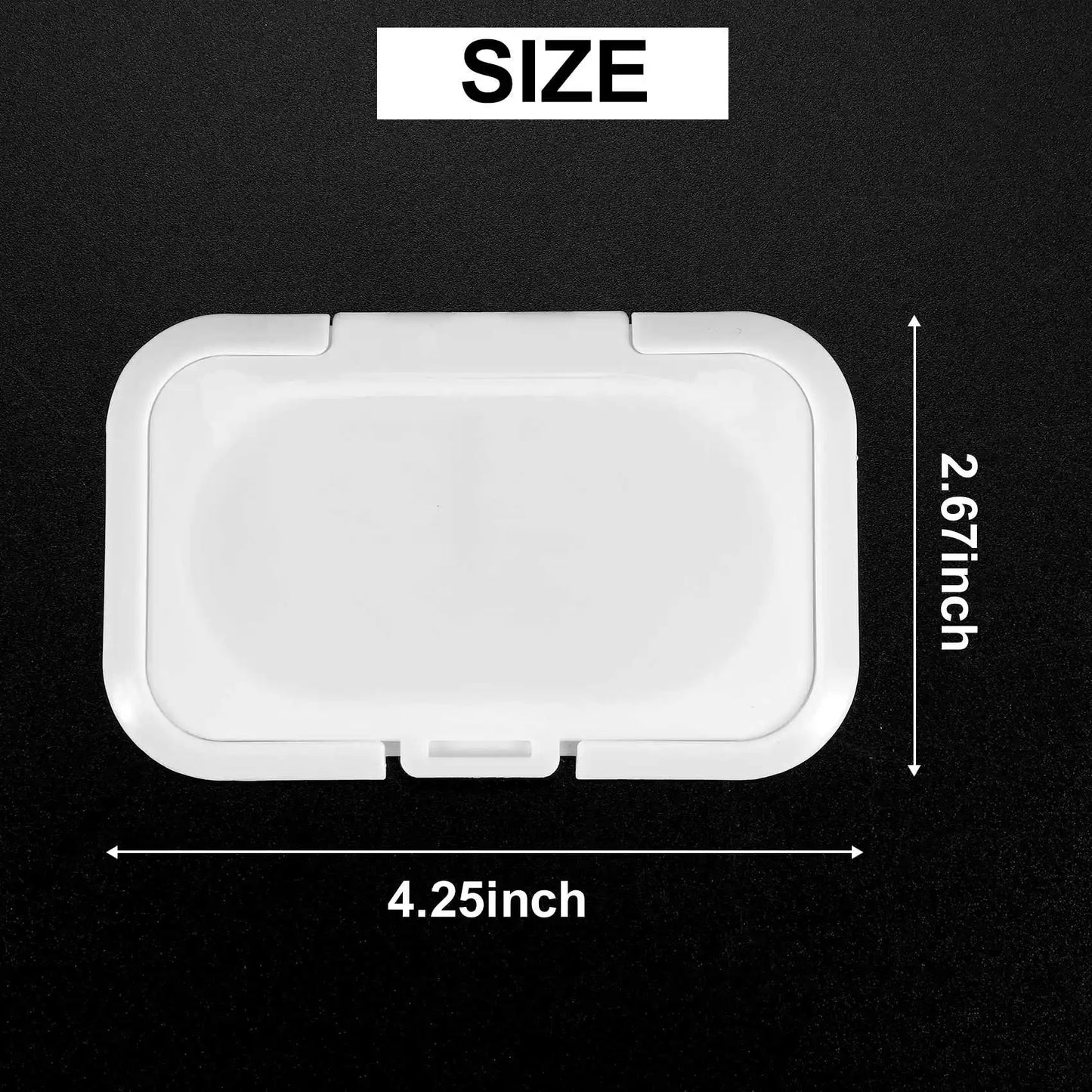 10-Pack Reusable Baby Wet Wipes Lid Cover | Tissue Box Cap