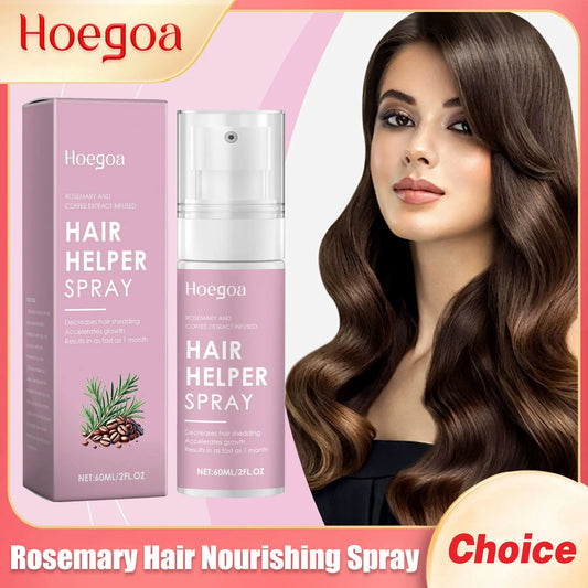 HOEGOA Rosemary Hair Nourishing Spray – Scalp & Growth Care Hair Growth Spray Peaceful Pleasures Health and Wellness 60ml Boxed X 2PCS