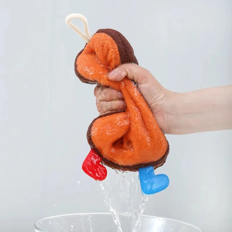 Cute Cartoon Hanging Hand Towels – Kitchen & Bathroom