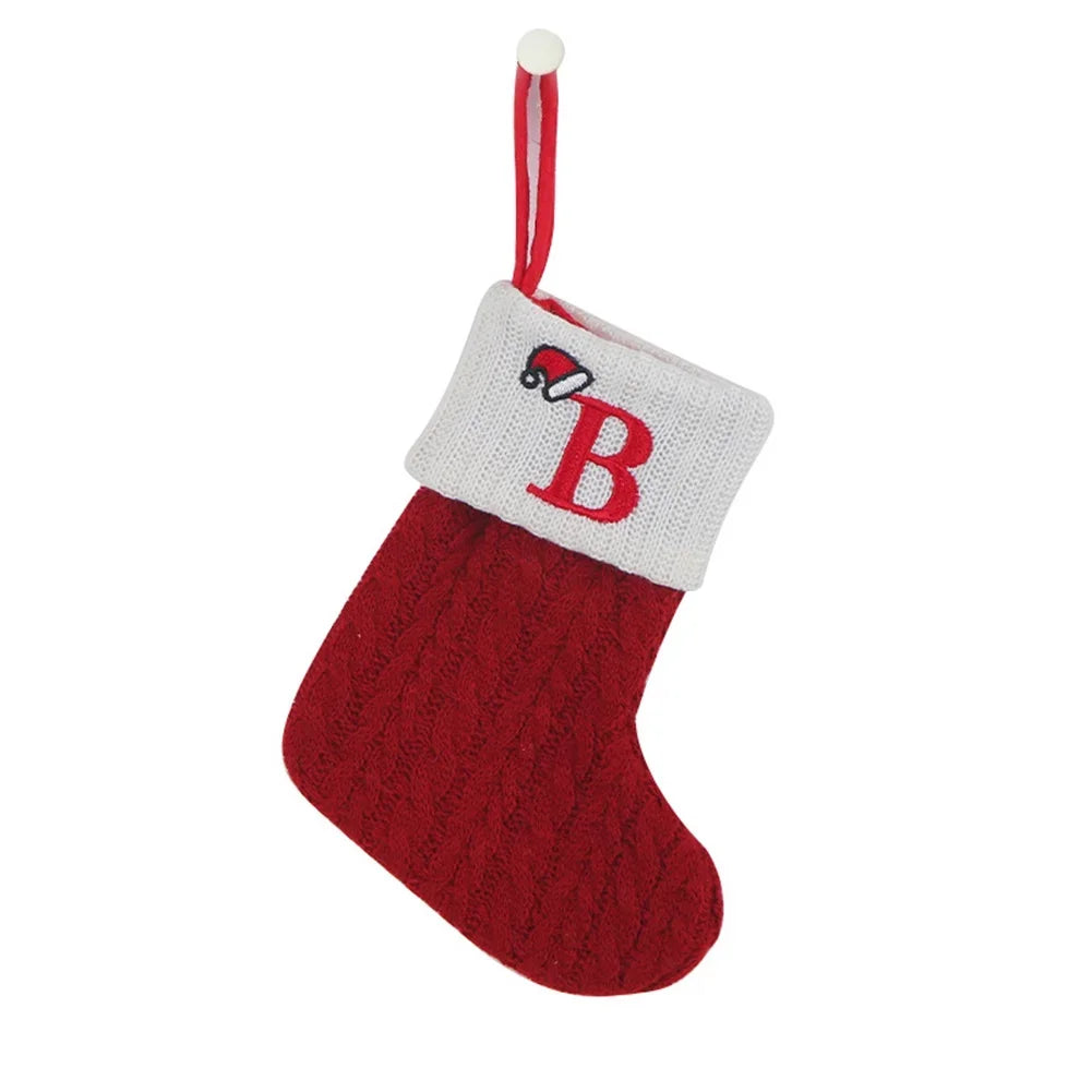Christmas Stocking Knitted Sock – Festive Holiday Decor