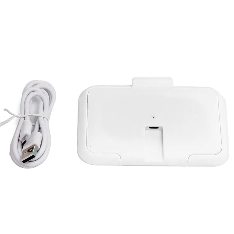 Portable USB Baby Wipe Warmer | Travel-Ready Wipes Heater
