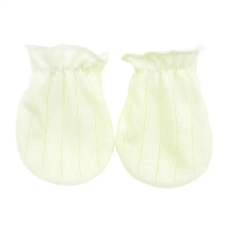 Infant Scratch Prevention Cotton Mittens – Baby Gloves 0–12M