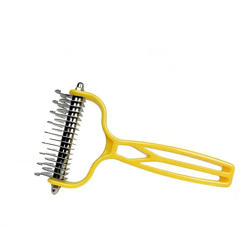Double-Sided Pet Dematting Comb | Stainless Steel Knot Remover