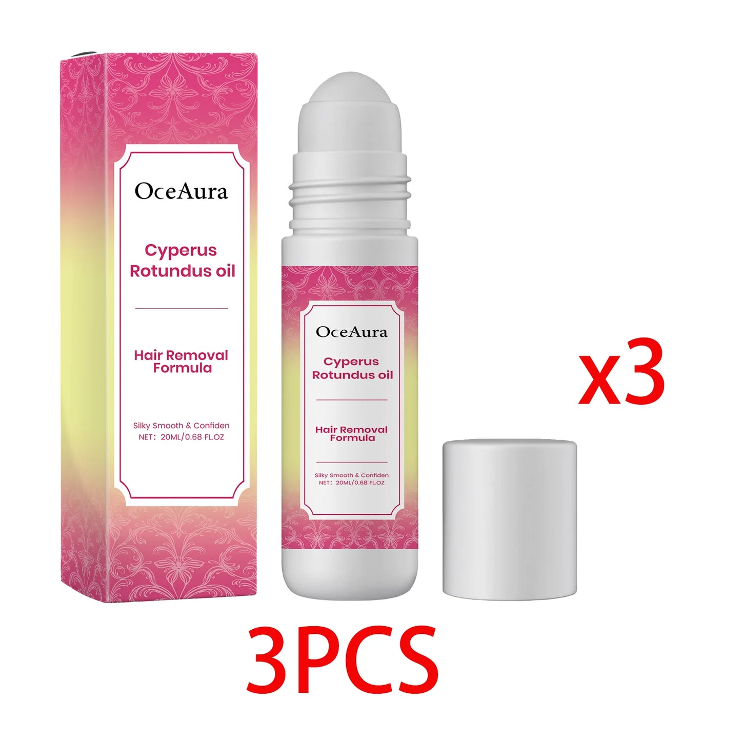 OceAura Post-Wax Rollerball Soothing Oil | Nutgrass Extract