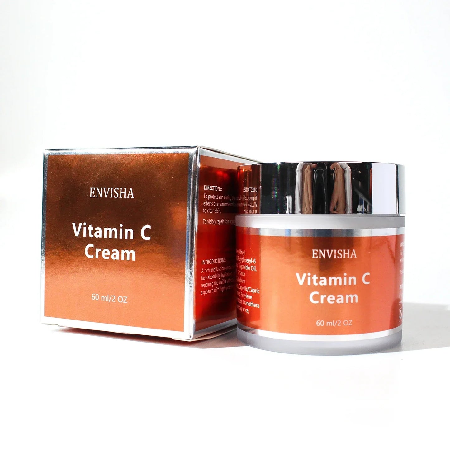 ENVISHA Facial Cream – Vitamin C, Hyaluronic Acid, Ceramide & Collagen Facial Cream ENVISHA