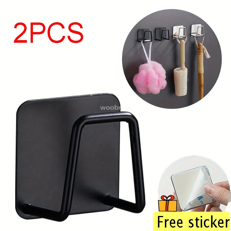 Stainless Steel Sink Sponge Holder | Adhesive Wall Organizer