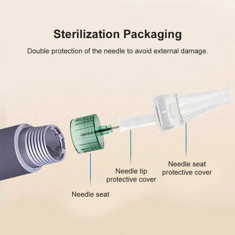 100-500PCS Sterile Insulin Pen Needles 4/5/6/8mm Universal Fit All Insulin Pens Low Pain Diabetic Blood Glucose Management Peaceful Pleasures Health and Wellness