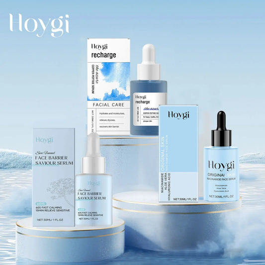 Hoygi Nicotinamide Face Serum for Reduce Melanin Fade Dark Spot Repair Nourishing Blue Copper Titanium Facial Skin Care Essence Peaceful Pleasures Health and Wellness