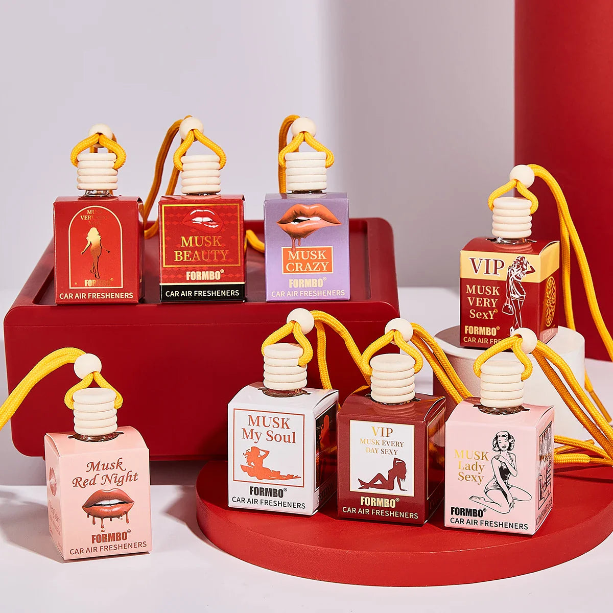 FORMBO Car Air Freshener – Lasting Fragrance & Deodorizer