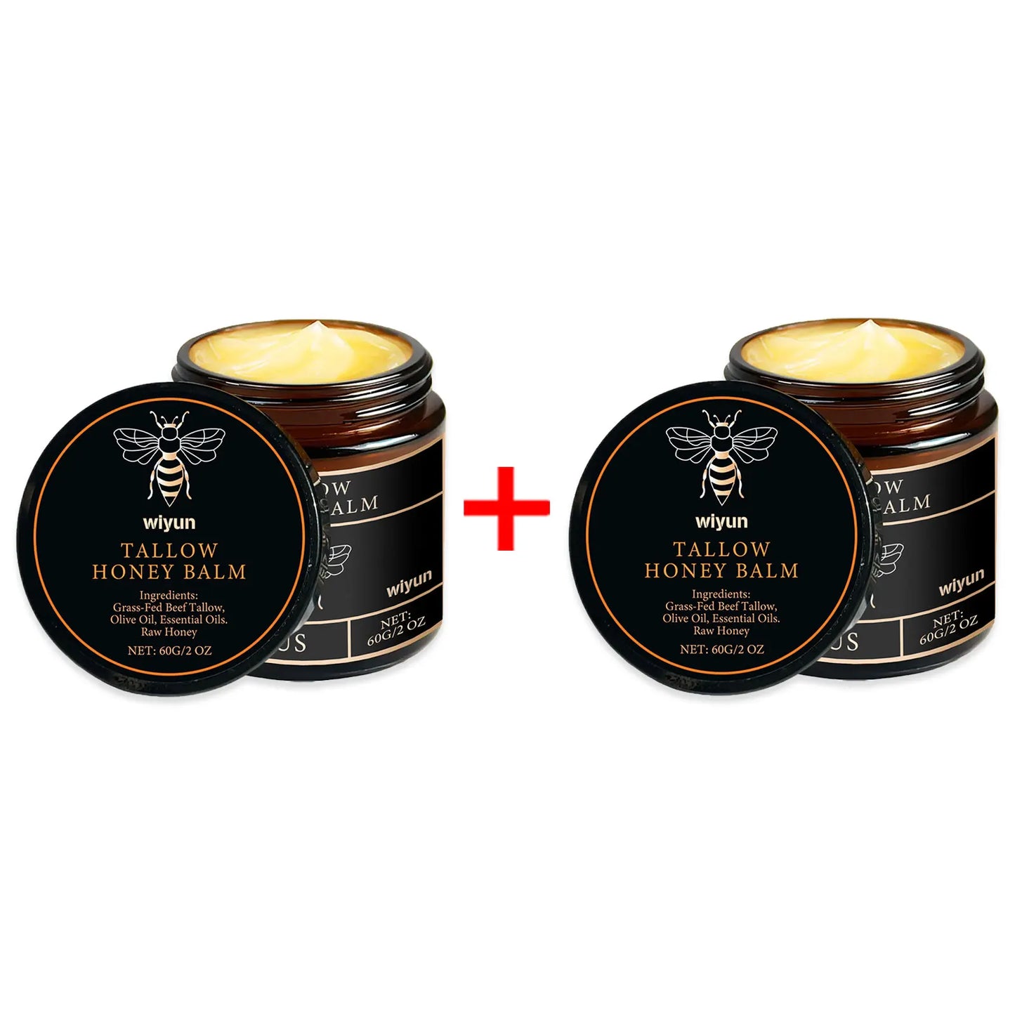 Whipped Beef Tallow & Honey Face Cream | Nourishing Moisturizer