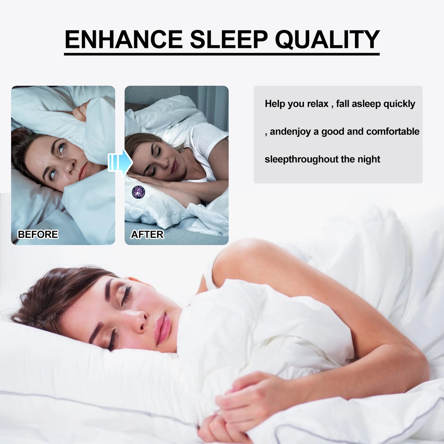 28-Pack Natural Sleep Aid Patches – Calm & Deep Sleep Support
