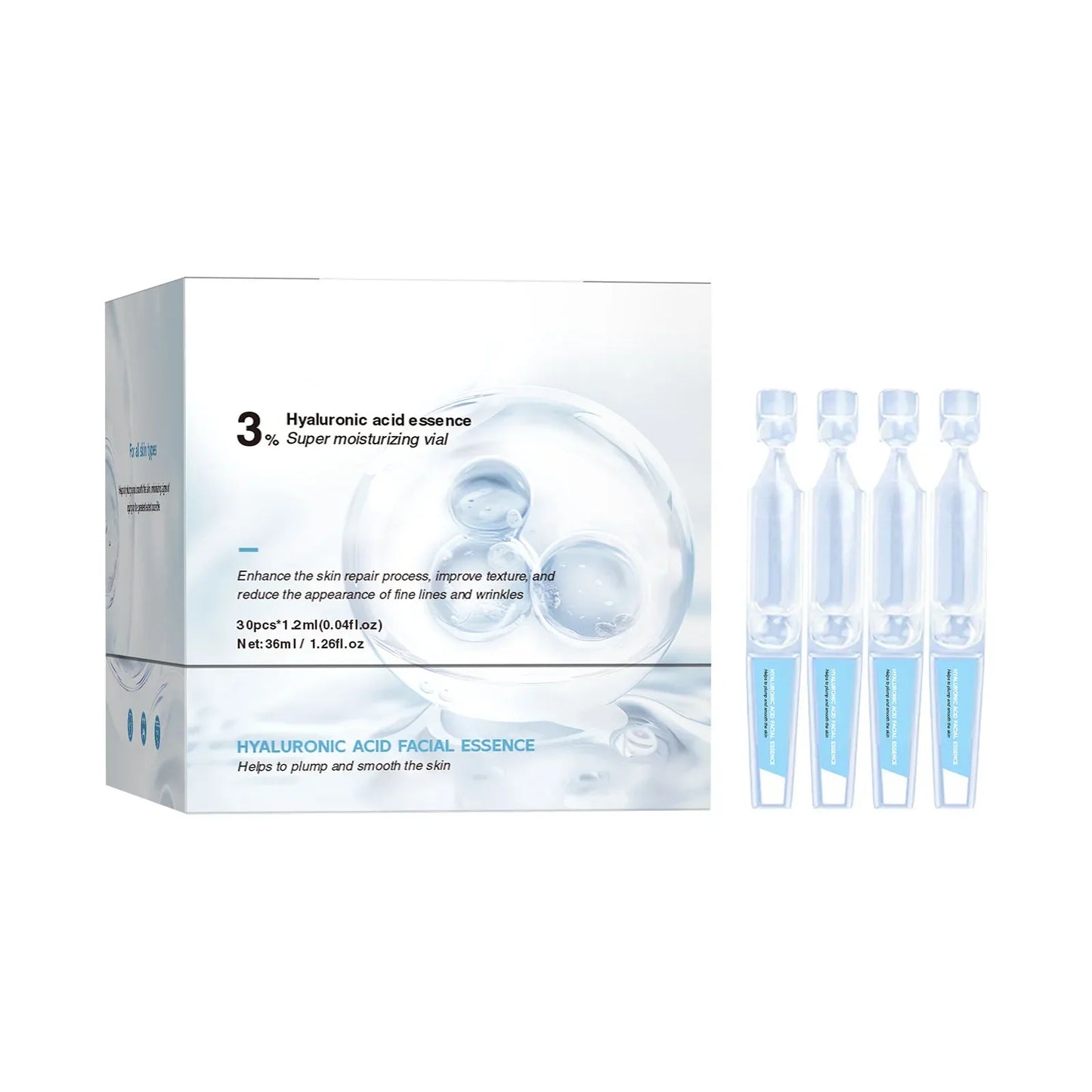 Hyaluronic Acid Face Serum – 3D Moisturizing Lifting Essence