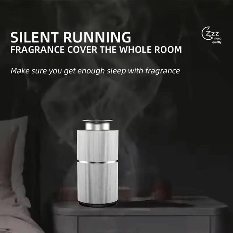 Car Air Freshener Waterless Essential Oil Diffuser Auto ON/Off Electric USB Rechargeable 10ML Scent Aroma Diffuser for Car Peaceful Pleasures Health and Wellness