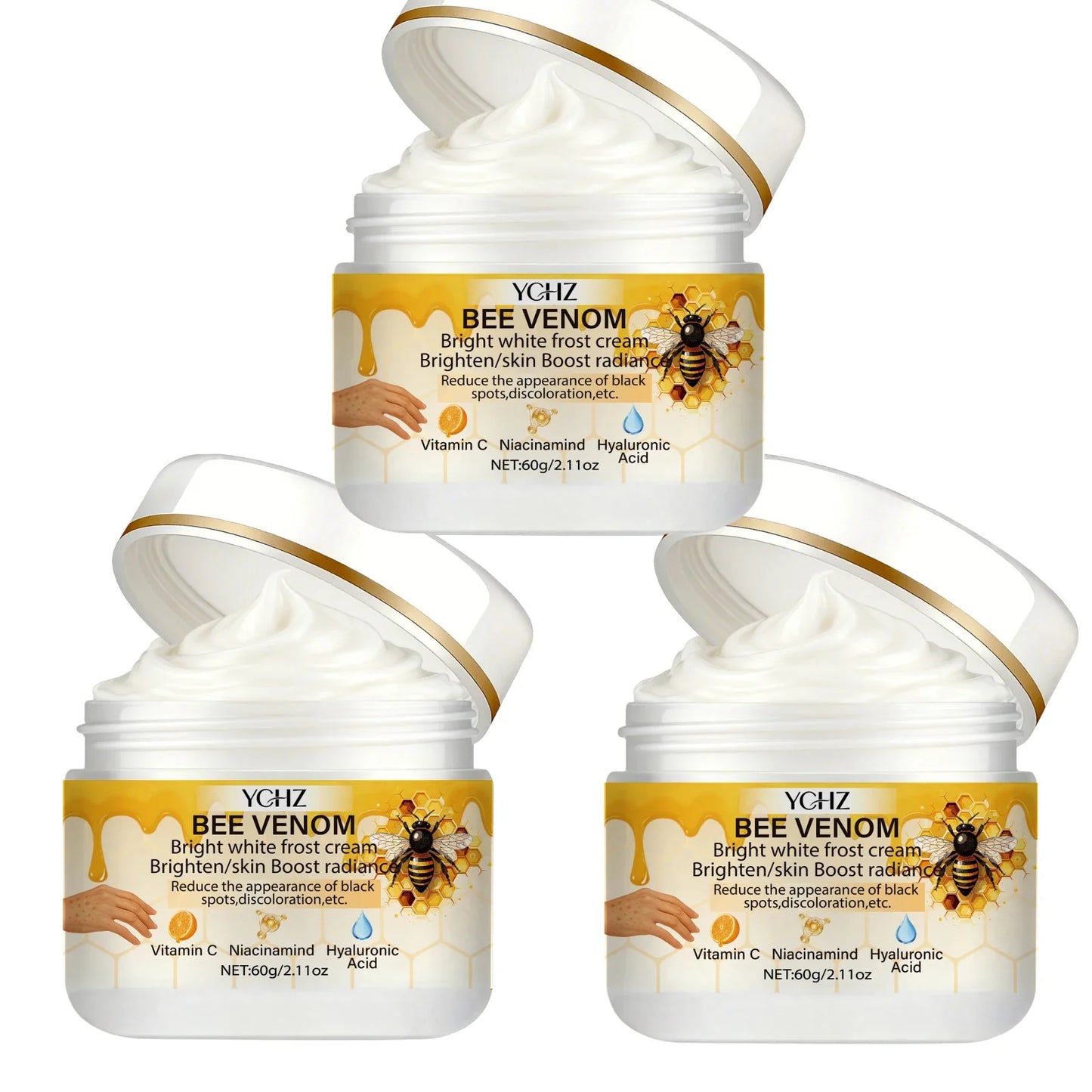YCHZ Bee Venom Brightening Cream – Dark Spot & Glow 60g