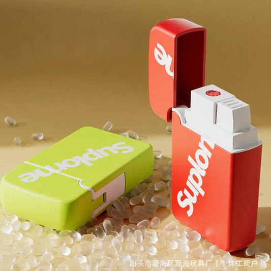 New Prank Toy Portable Magic Lighter Realistic and Fun Water Gun Lighter Stress Relief Toy Water Park Smoke Accessory Peaceful Pleasures Health and Wellness