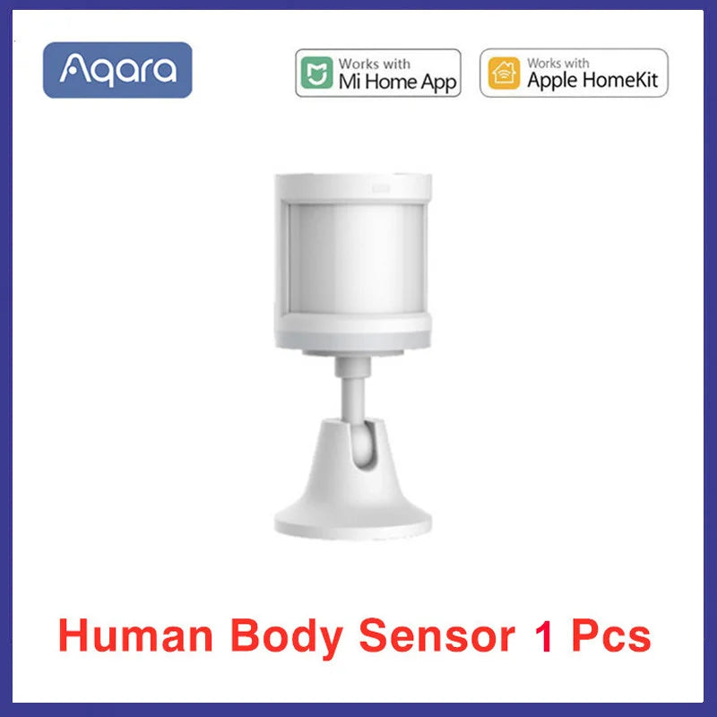 Aqara Motion Sensor Smart Human Body Sensor Body Movement ZigBee Motion Wireless Connection Smart home for Homekit Mijia Mi Home Peaceful Pleasures Health and Wellness 1pcs Aqara Sensor