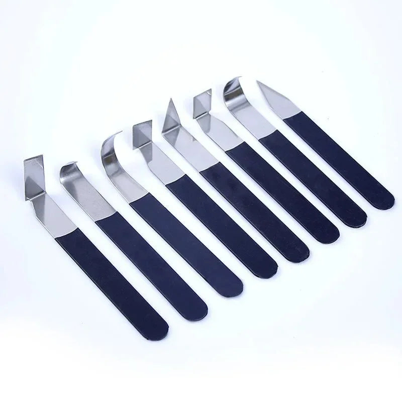 Stainless Steel Clay Carving Tool Set – 4 or 8 Pieces