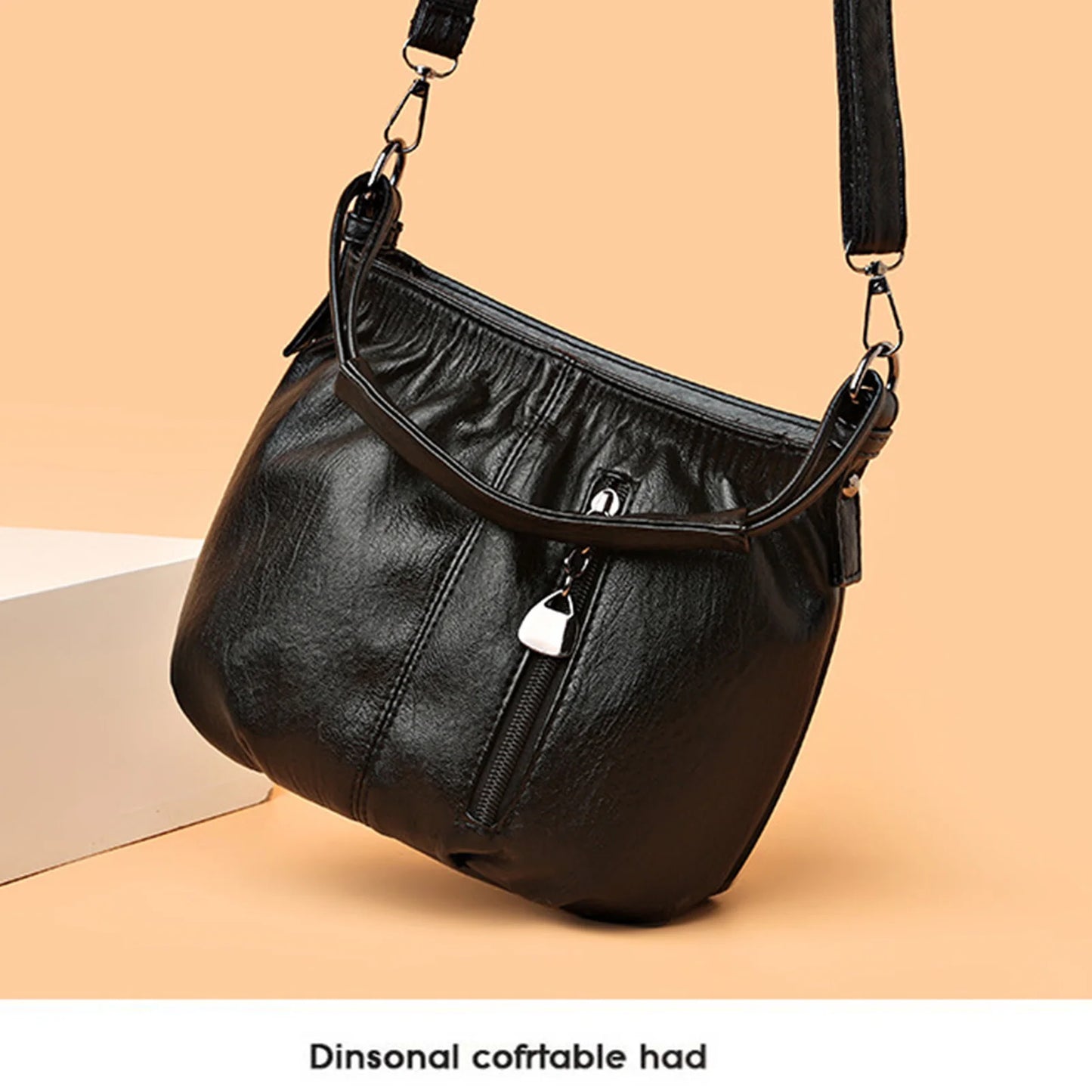 Women's Simple Shoulder Handbags Versatile Crossbody Bag with Portable Top Handle for Casual and Work Use Peaceful Pleasures Health and Wellness