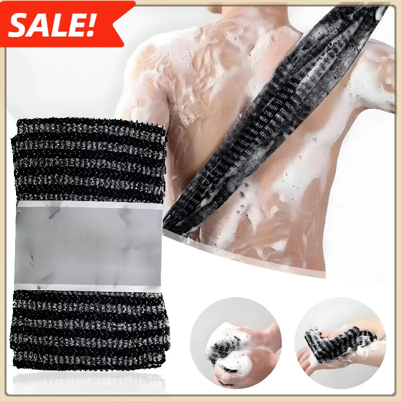 New Foaming Back Exfoliating Strong Scrub Towel Brush Men's And Women's Bath Ball Long Strip Back Shower Supplies Unsiex Peaceful Pleasures Health and Wellness 5BF022