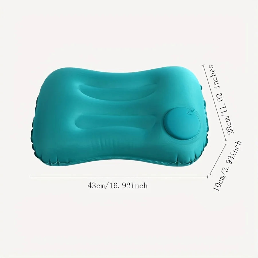 Inflatable Travel Pillow – Neck & Lumbar Support | Airplane & Car