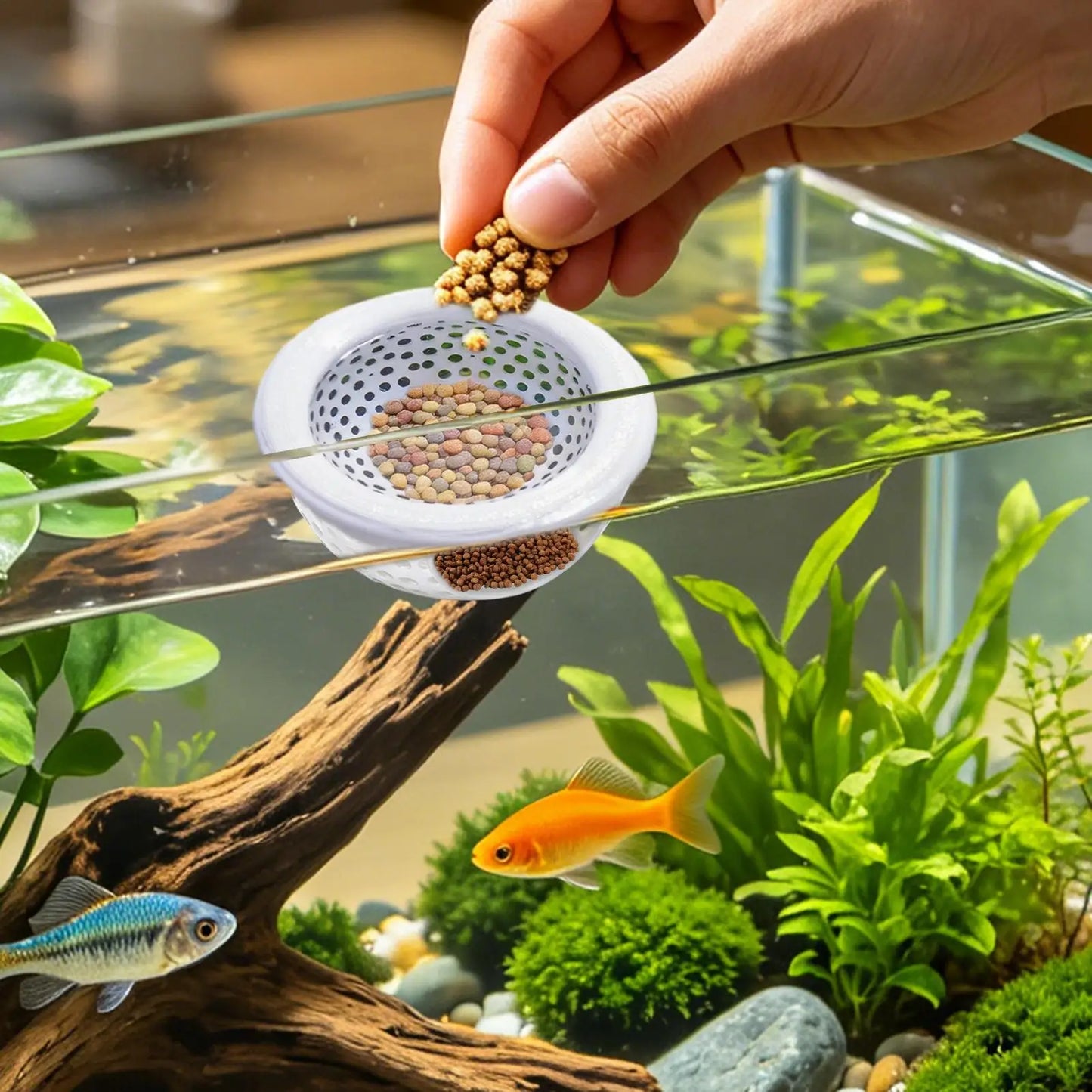 Floating Betta Hammock 2pcs – Leaf Cave Fish Tank Shelter