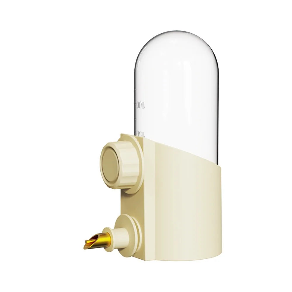 250ml Hangable Bird Water Bottle – Splash-Proof Parrot Feeder