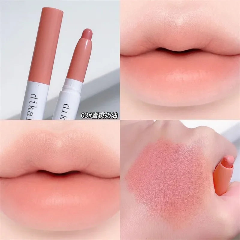 Waterproof Matte Lip Liner Pencil – Nude & Coral Pink, Long-Lasting
