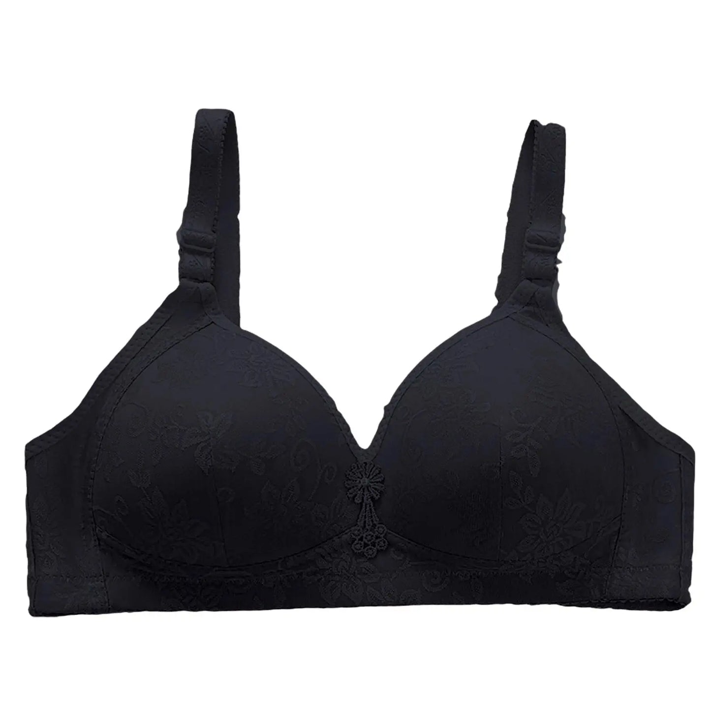 Wire-Free Gathering Bra – Seamless, Breathable & Adjustable