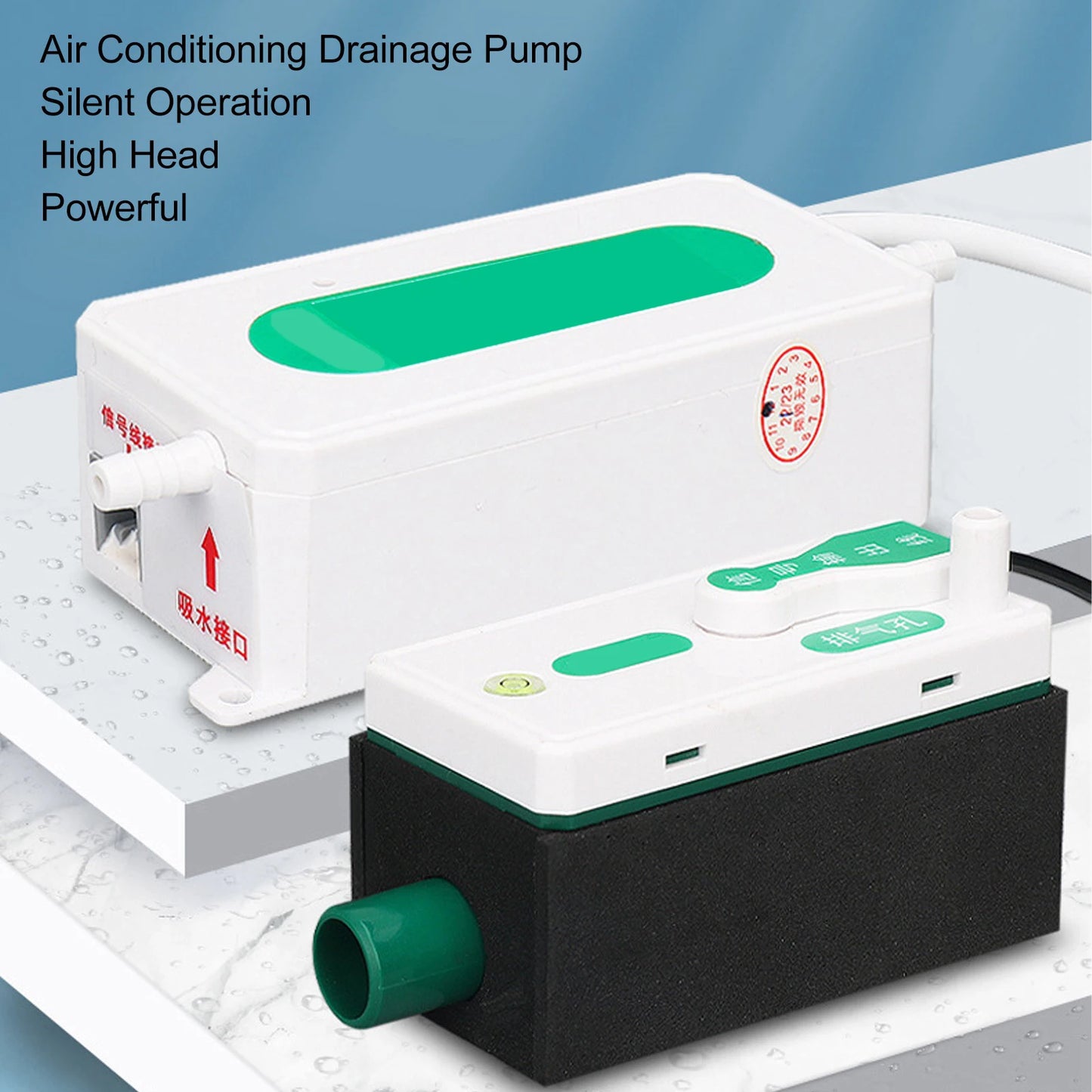 HVAC Condensate Pump HVAC Condensate Pump Quiet Mini Split Automatic Condensation Drainage Pump with 70ml Water 110‑230V Peaceful Pleasures Health and Wellness Default Title