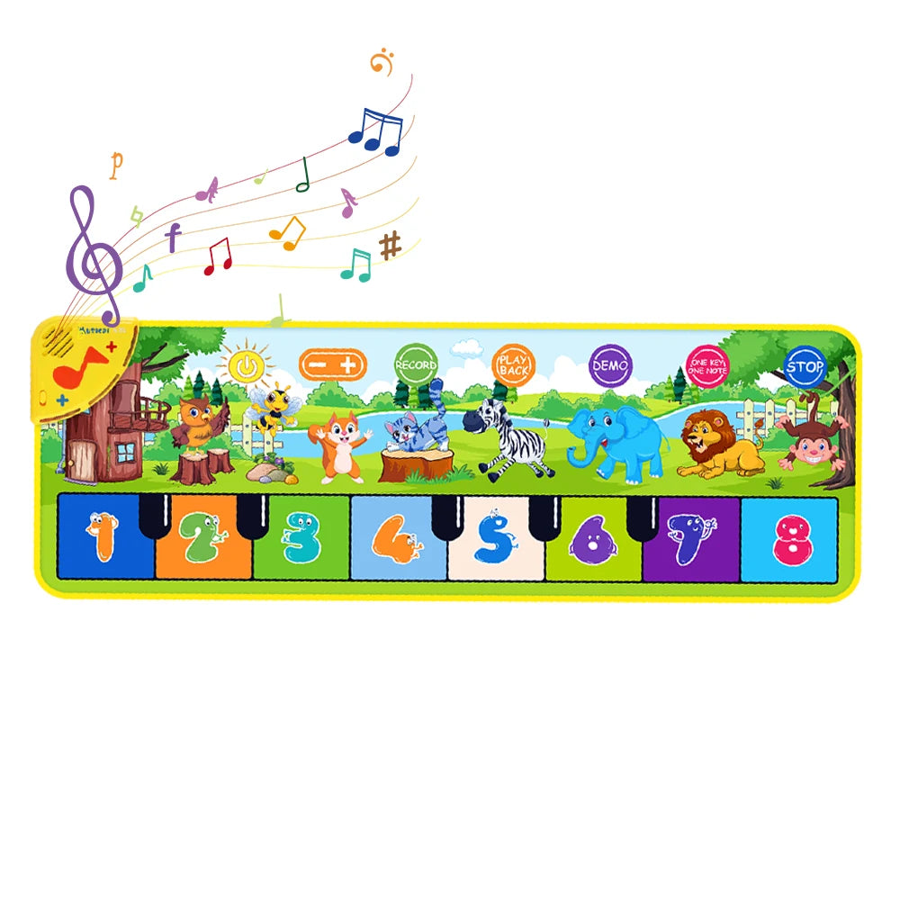 80 Kid Music Piano Mat Toddler Floor Baby Keyboard Dance 8 Animal