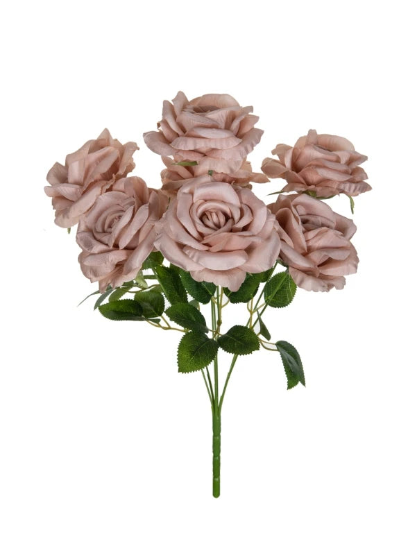 Silk Rose Artificial Bouquet – Wedding, Home & Garden Decor