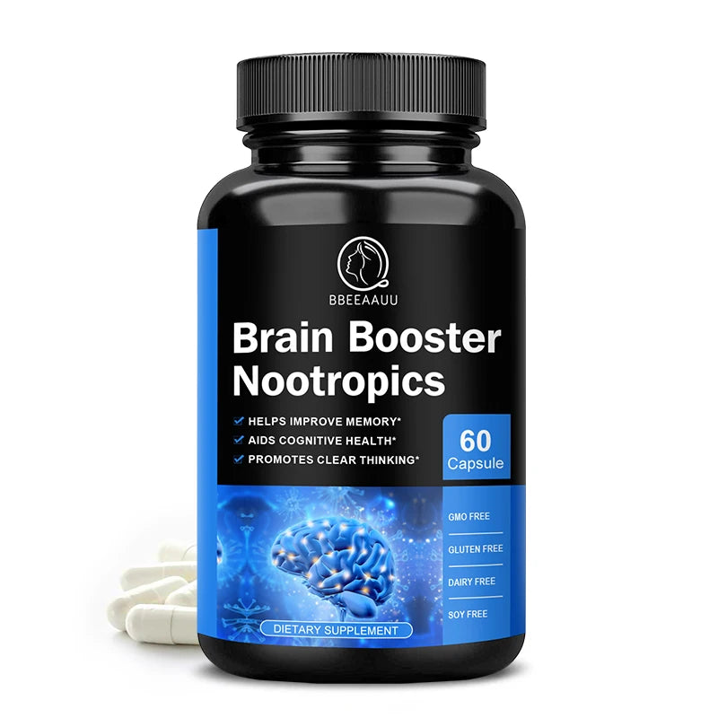 Phosphatidylserine 100mg Capsules – Memory & Focus Brain Support Nootropic Supplement Peaceful Pleasures Health and Wellness 60pcs 1bottle United States