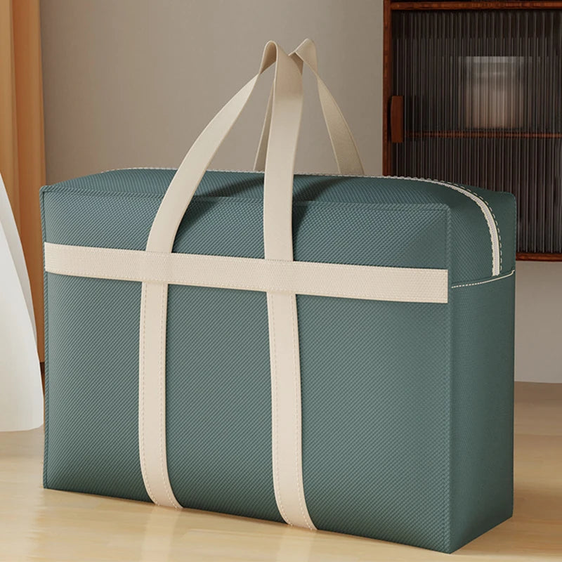 Extra Large Activity Bag, Heavy-Duty Storage Bag With Sturdy Zipper Handle For Storing Clothes, Pillows, Blankets, And Blankets, Peaceful Pleasures Health and Wellness