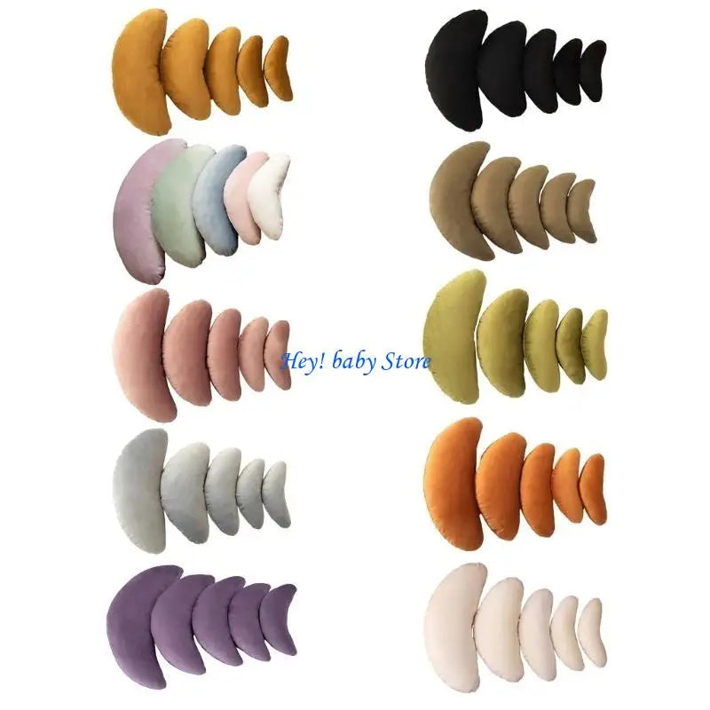 Newborn Baby Photo Props Posing Pillows – 5-Piece Set