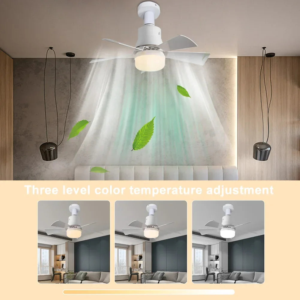 40W LED Ceiling Fan with Remote Control – E27 Socket Peaceful Pleasures Health and Wellness