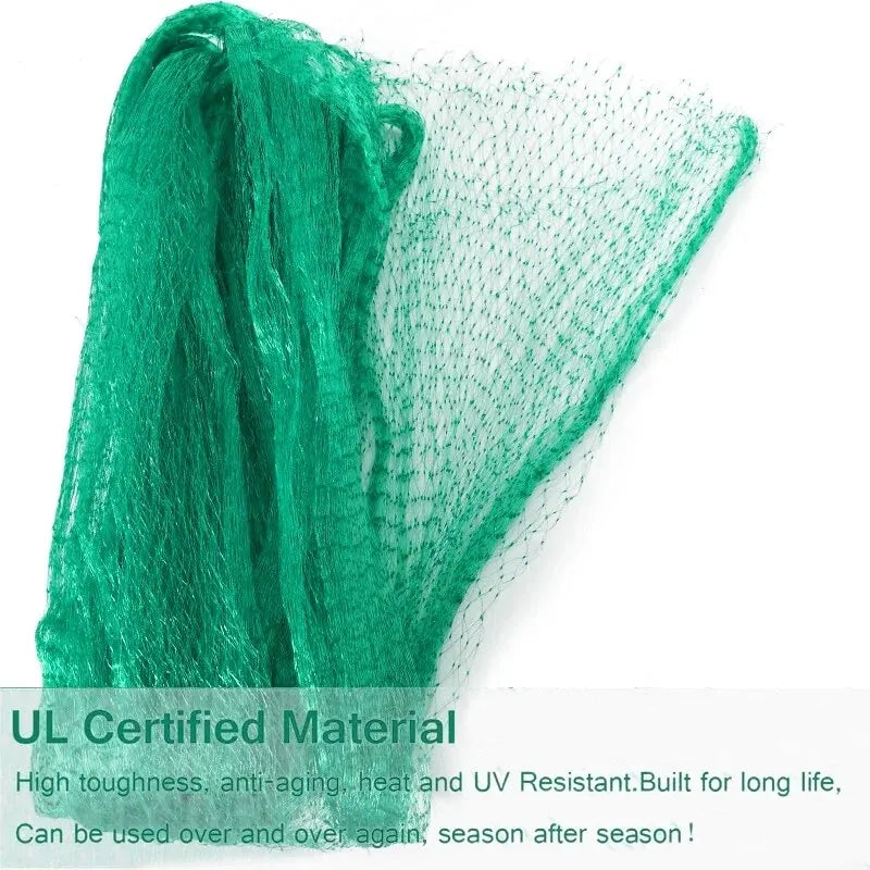 Green Garden Netting UV-Resistant PE Mesh – Birds & Deer