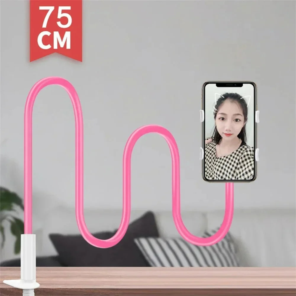 Gooseneck Phone Holder 31" Flexible Long Arm Clip Mount