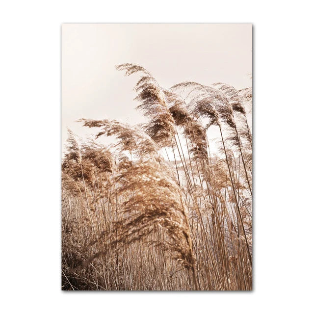 Nordic Canvas Wall Art – Lake Dandelion & Reed Print Canvas Wall Print Peaceful Pleasures Health and Wellness 11 30x40cm Unframed