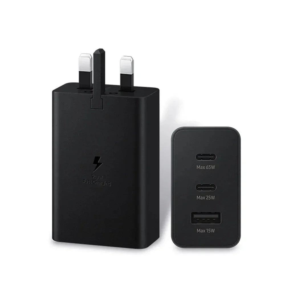 65W GaN USB-C Fast Charger Wall Adapter – iPhone & Android