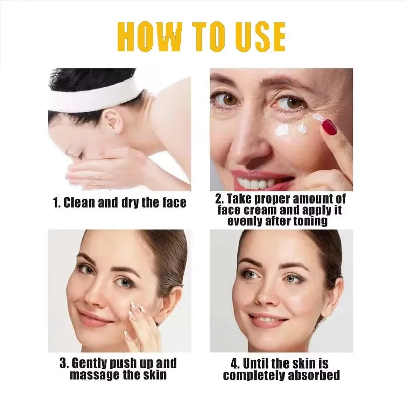 Retinol Wrinkle Removal Face Cream Anti-Aging Firming Lifting Fade Fine Lines Products Moisturizing Brighten Repair Skin Care Peaceful Pleasures Health and Wellness
