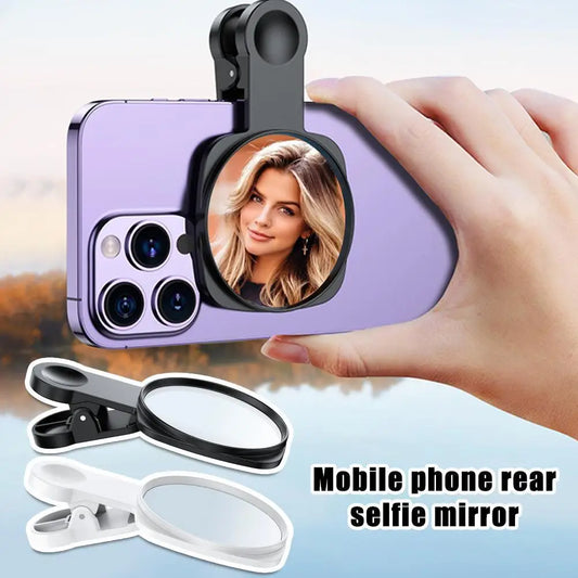 Rear Camera Selfie Mirror Clip for Smartphone Vlog & Live Stream Phone Camera Accessory Oasis Select