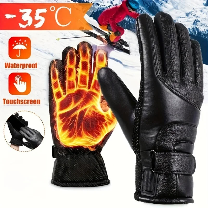 RooRuns Winter Motorcycle Gloves – Windproof Thermal Riding