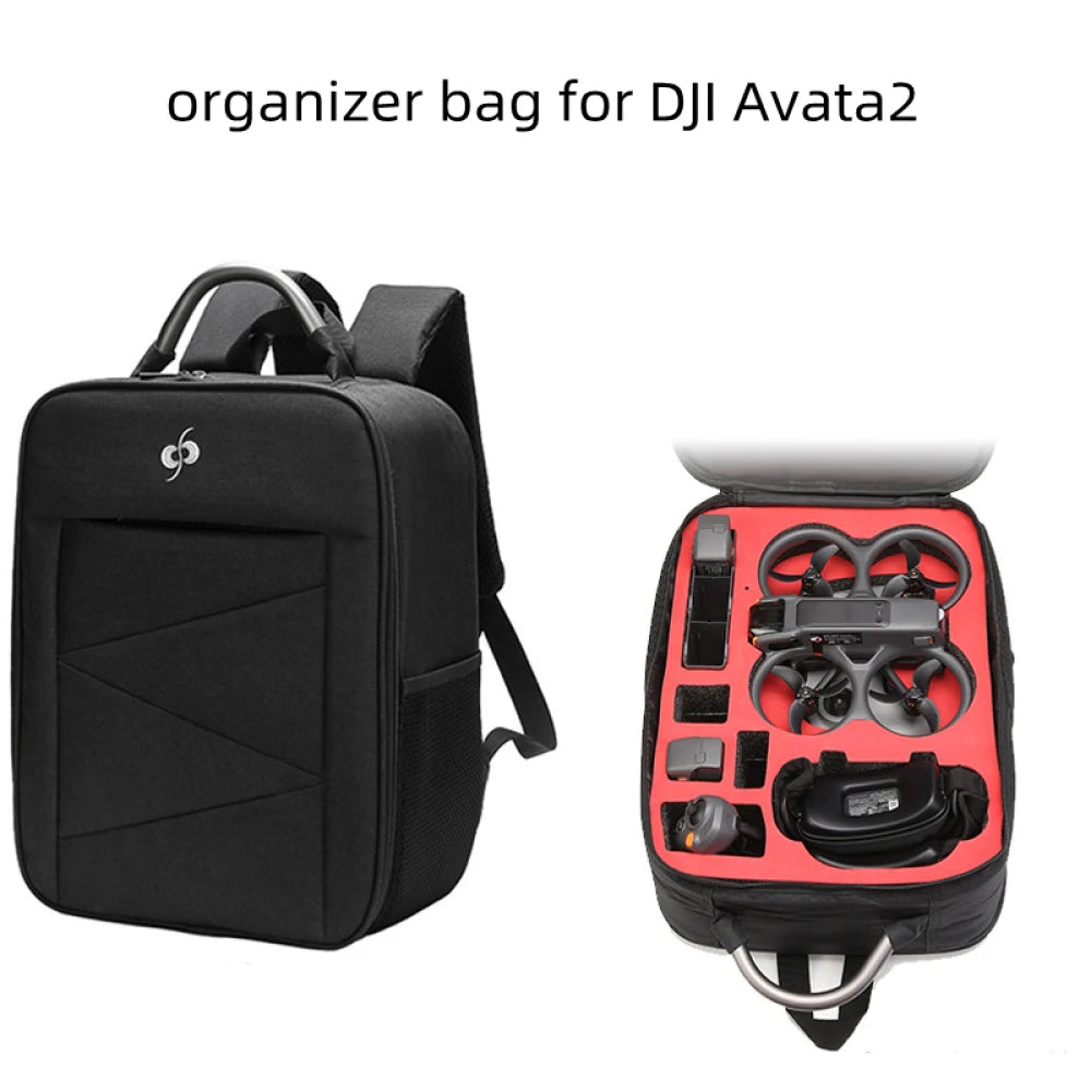DJI Avata 2 Shoulder Bag EVA+Nylon Organizer | Goggles 3